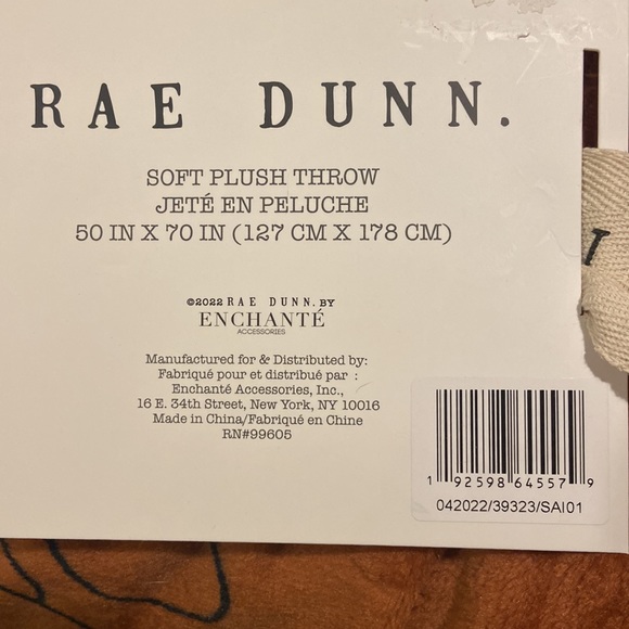 Rae Dunn hocus pocus throw blanket - Picture 2 of 2